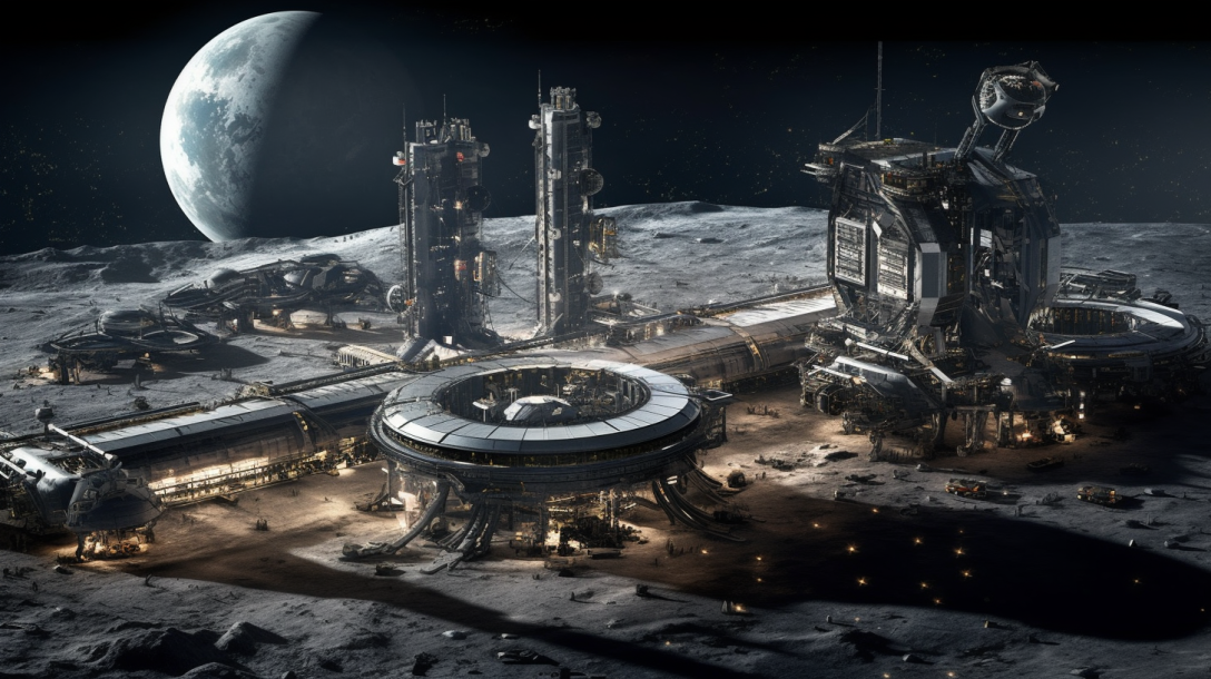 A lunar spaceport