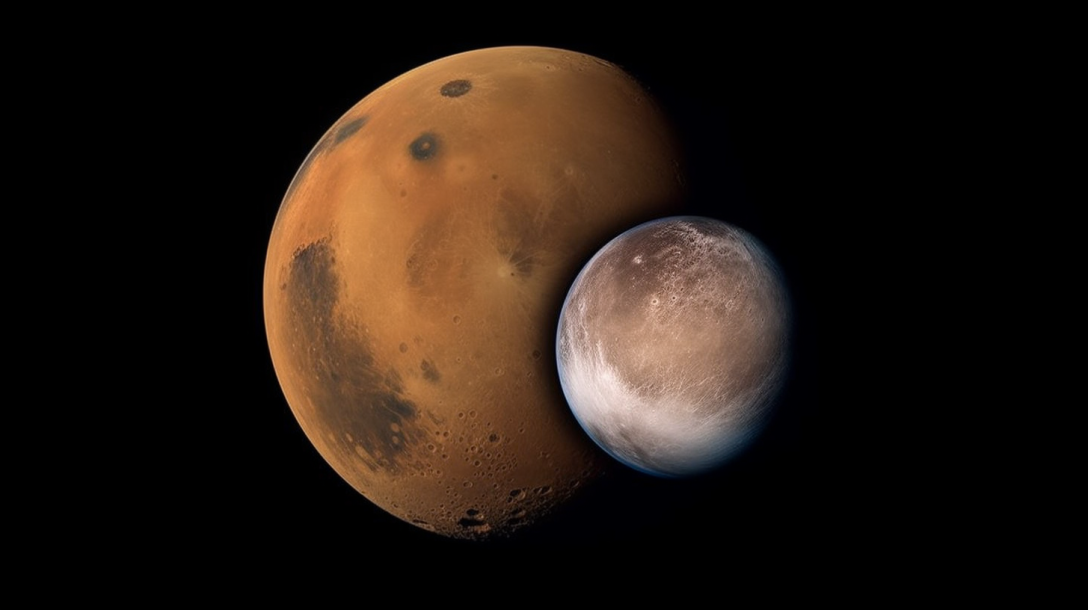 The Moon and Mars